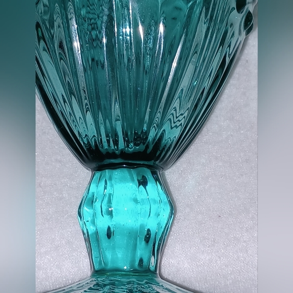 Single Pioneer Woman Adeline Turquoise Goblet - Picture 10 of 10